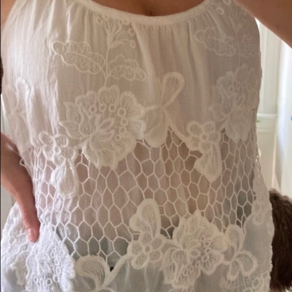 Kimchi Blue Crochet Eyelet Camisole from UO, Size M - Picture 9 of 11